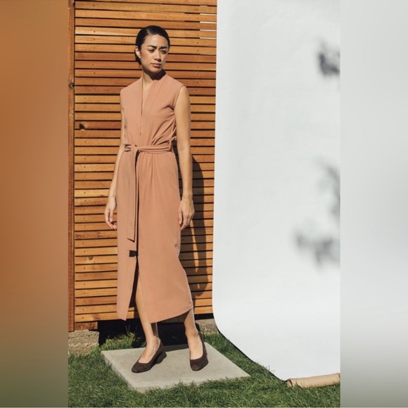 Jesse Kamm Dresses & Skirts - Jessi Kamm M Yuri wrap dress in rose